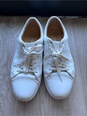 Cole Haan Women's White Leather Low-Top Sneakers
